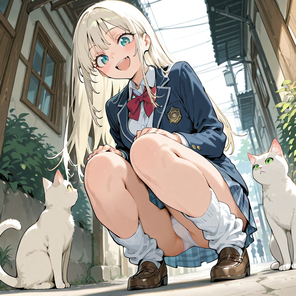 にゃんことJK