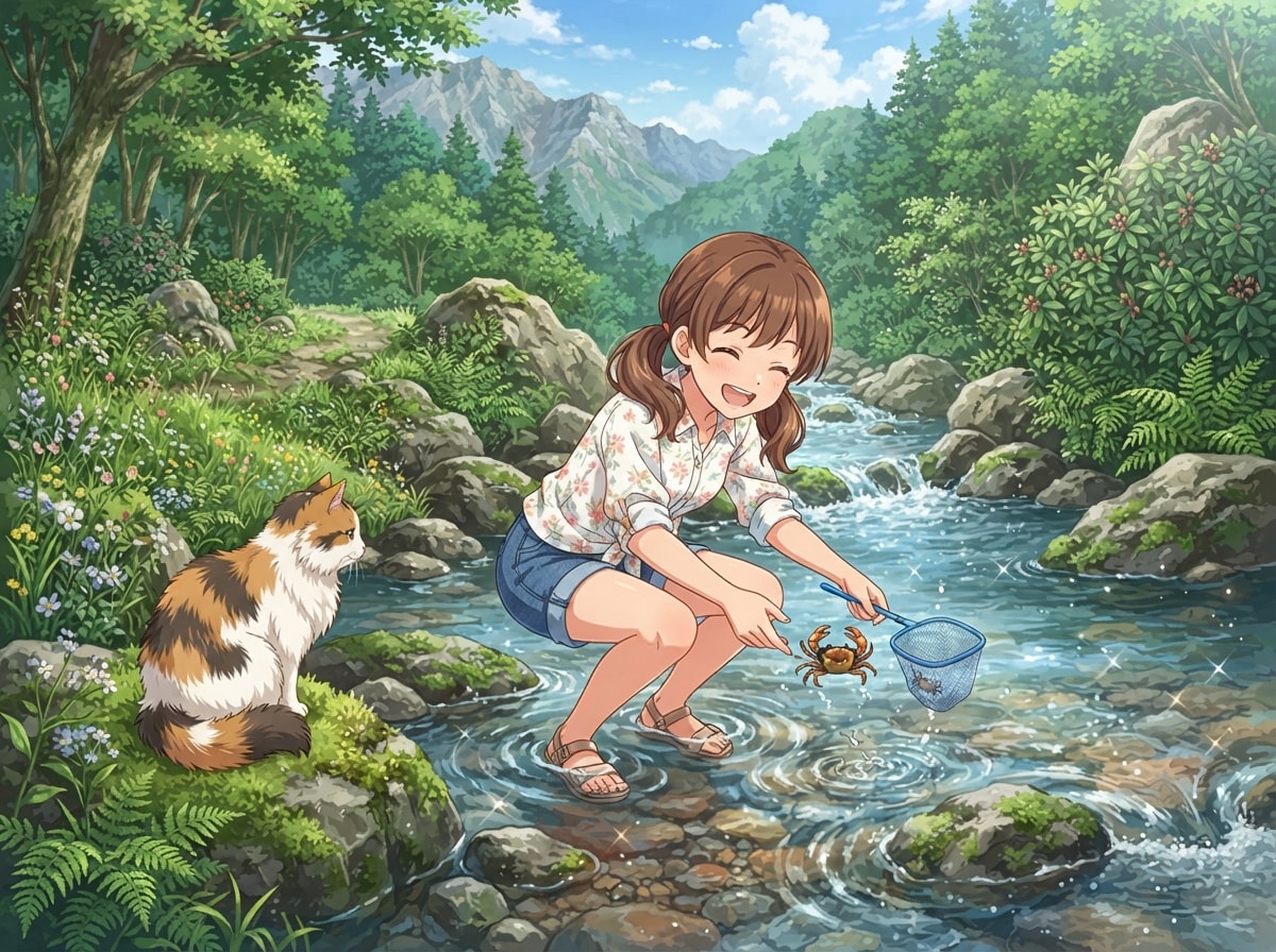沢蟹をくえるんだな