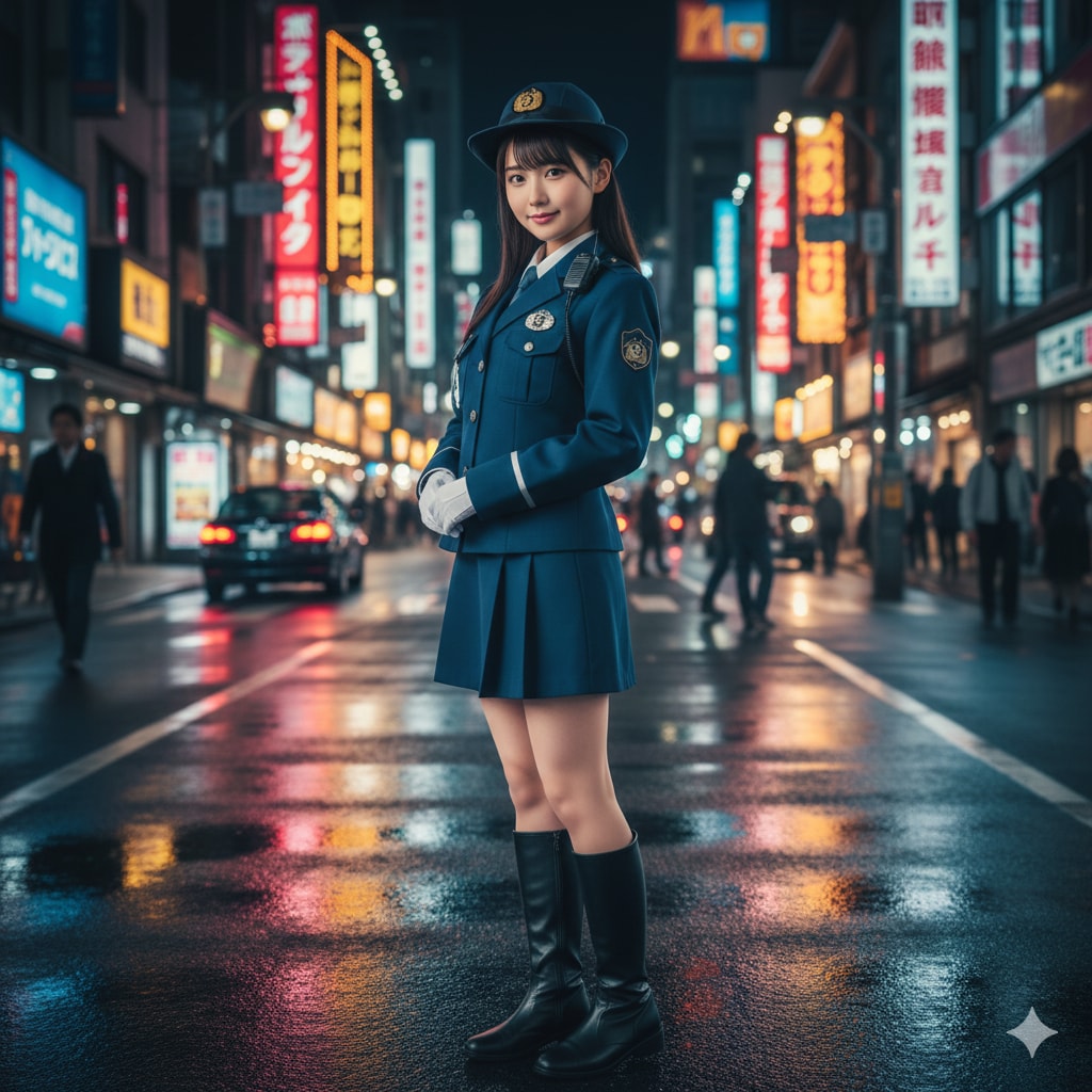 深夜のパトロール