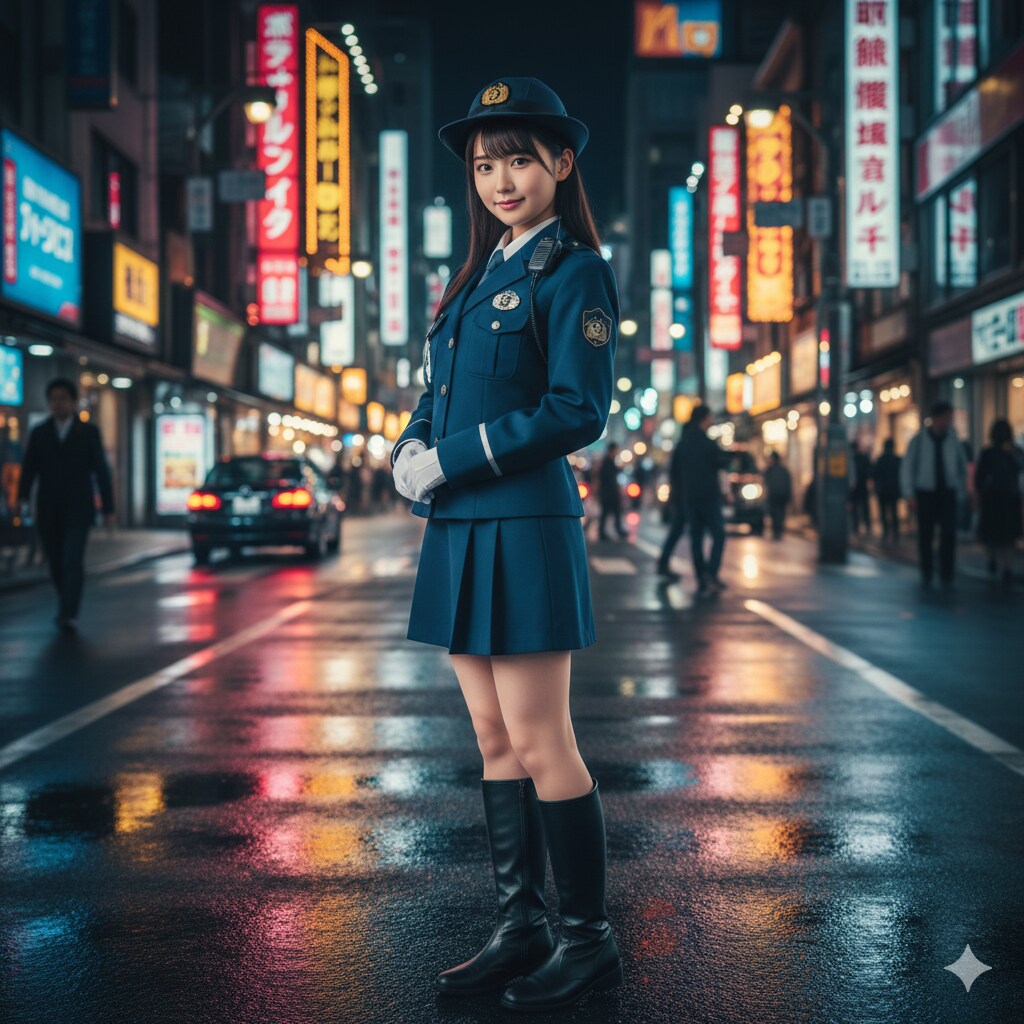 深夜のパトロール
