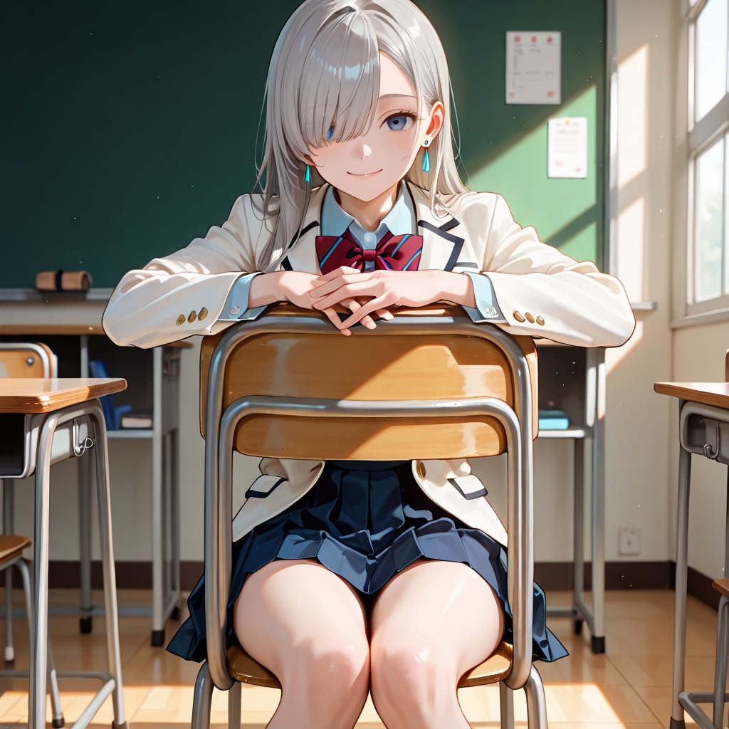 由璃亜 school uniform (7) | の人気AIイラスト・グラビア