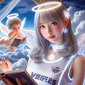 読書する天使 3枚目