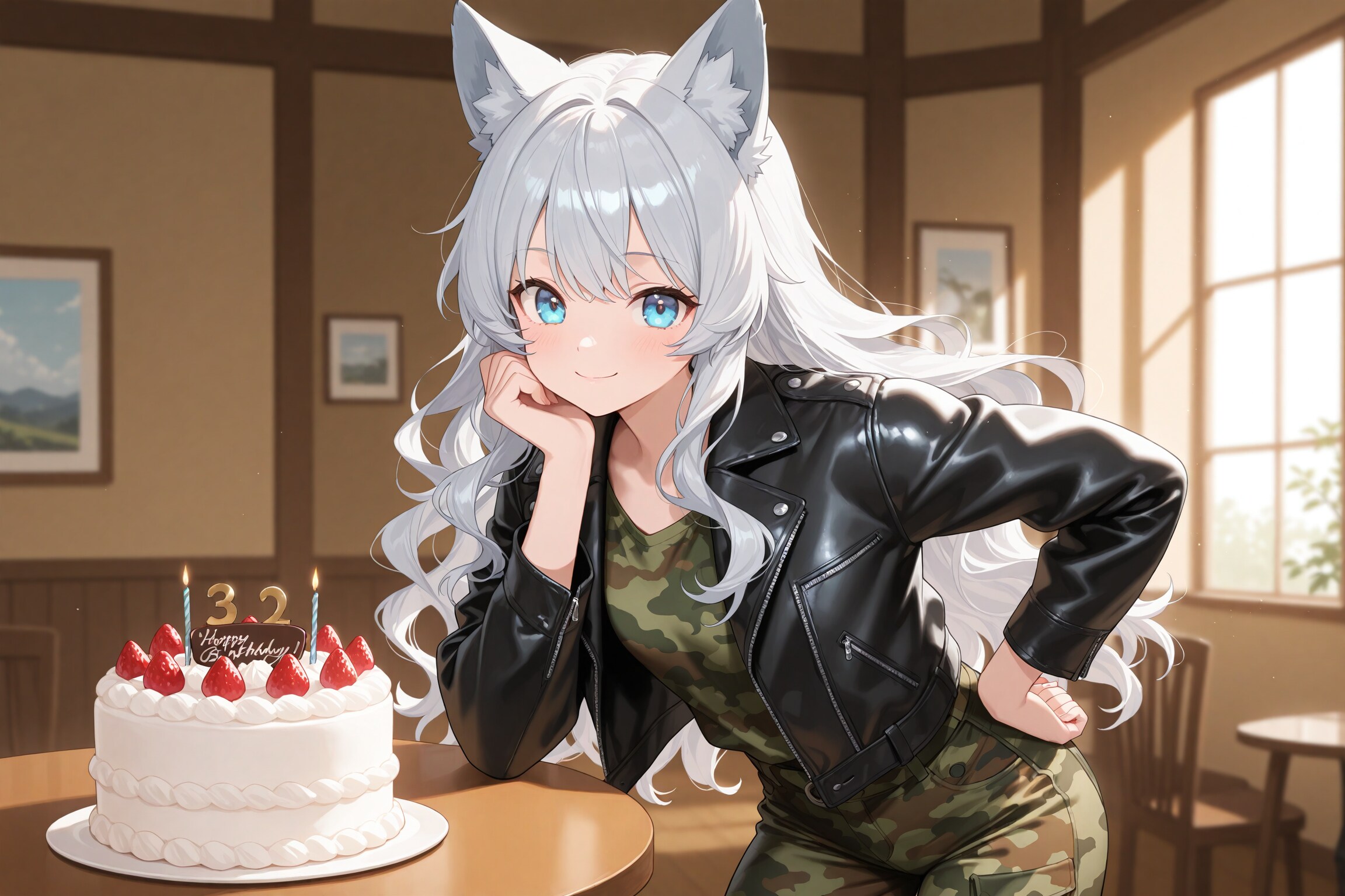 カモフラウルフちゃんのFA