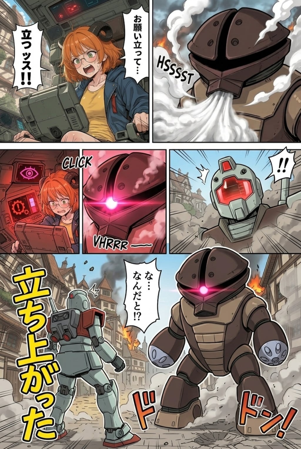 👑続・アッガイ大地に立つ!?