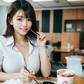 秩父依心さんのランチタイム 3枚目