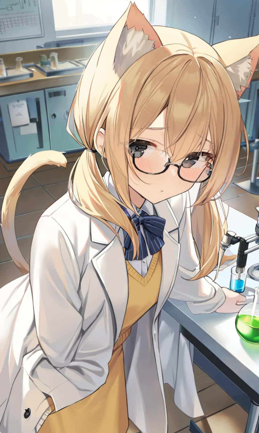 まや「ふぅ疲れた」こるり「化学部ですなあ」