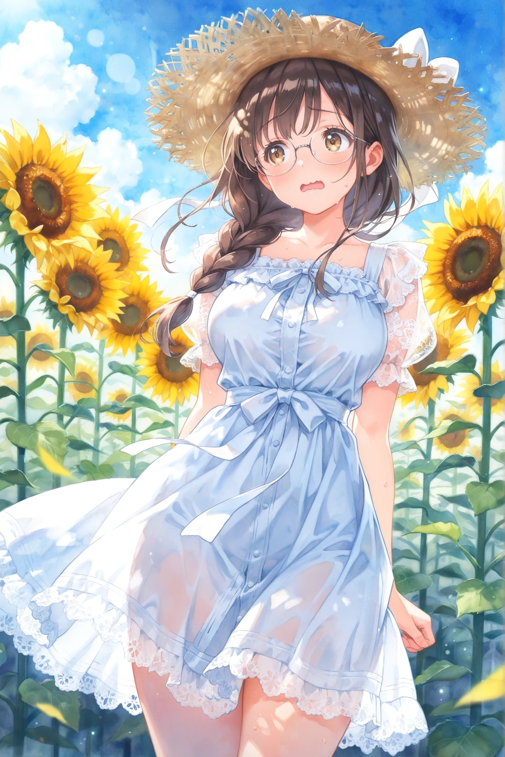 ひまわり迷路