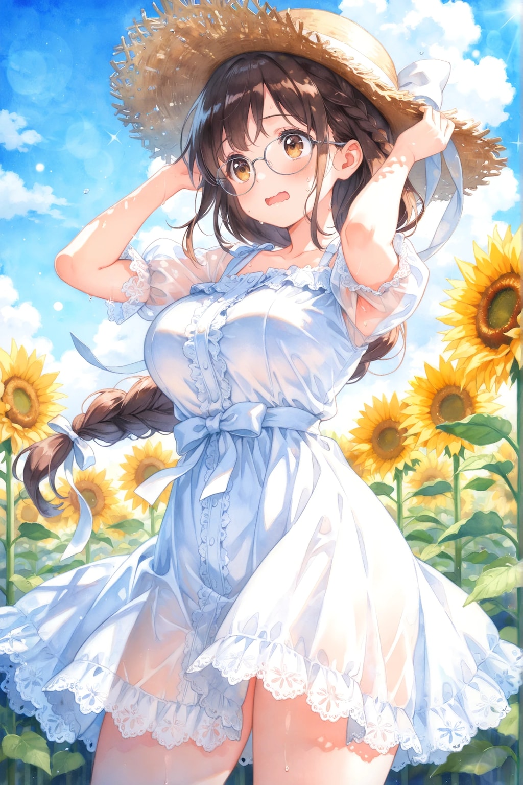 ひまわり迷路