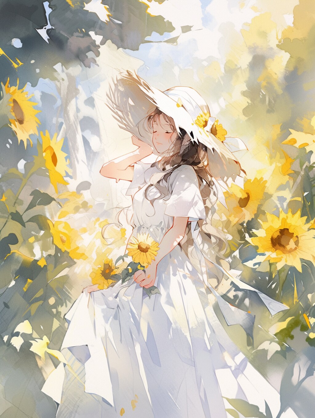 太陽の下の微笑み