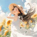 太陽の下の微笑み 2枚目