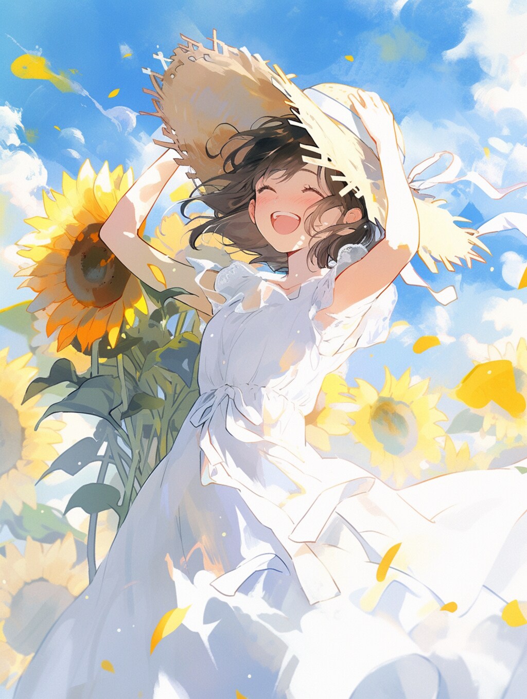 太陽の下の微笑み