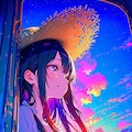 麦わら帽子の女の子 2枚目