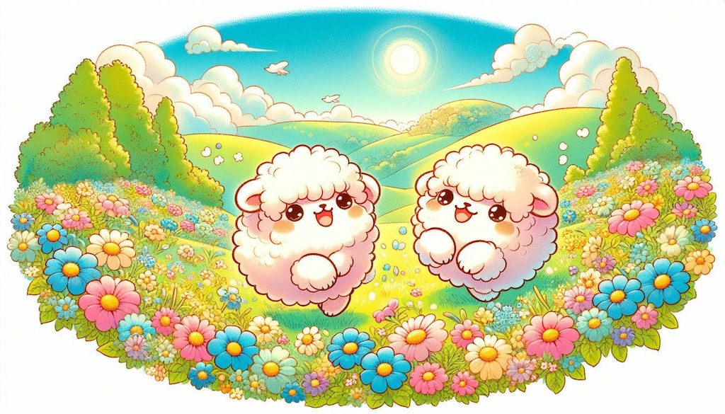 ふわふわ羊