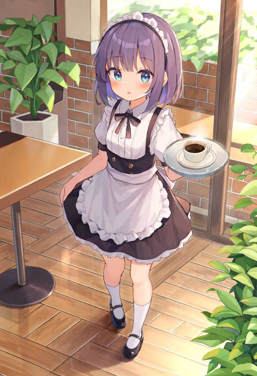 ウェイトレスちゃん／NovelAI