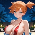 新しい水着を着てくれるカスミちゃん 3枚目