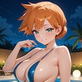 新しい水着を着てくれるカスミちゃん 2枚目
