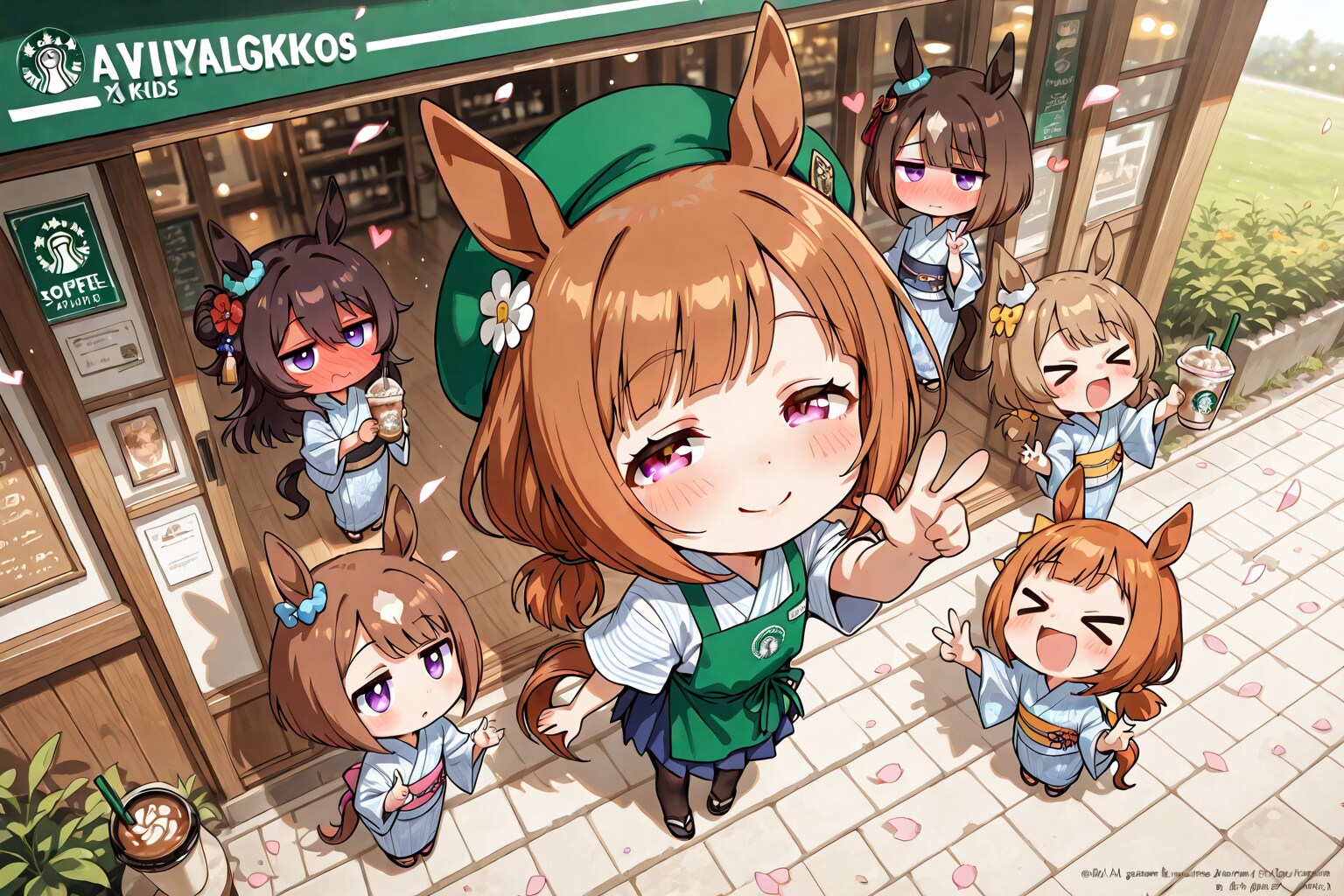 「ちくわバックス-、はじ-め-ました-♪」。 | の人気AIイラスト・グラビア