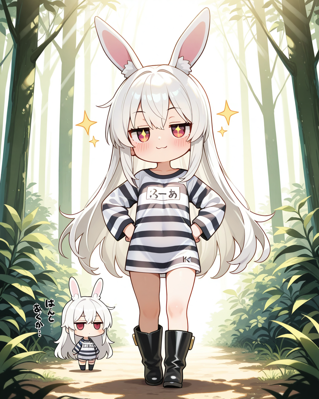 森の住人、うさぎさんですっ！！