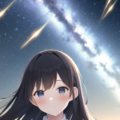 夜空の流星 3枚目