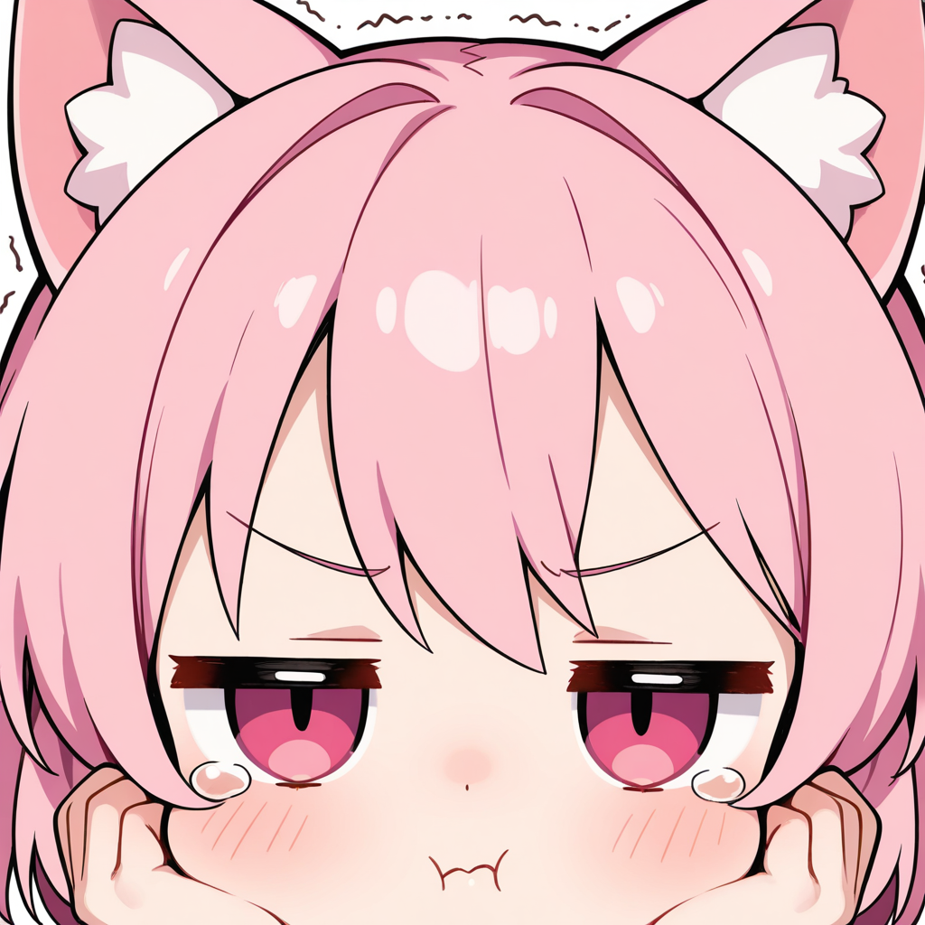 ふくれっ面ねこちゃん