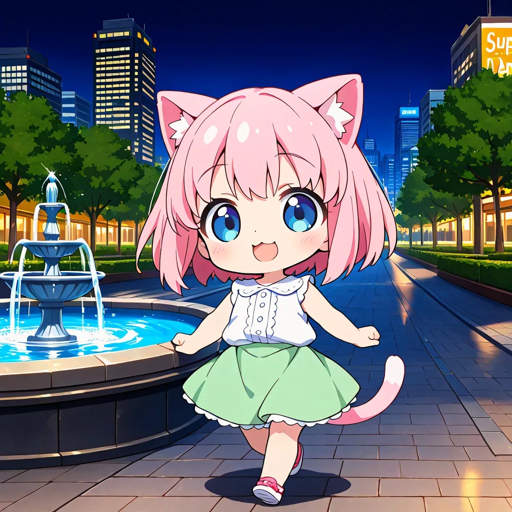 こんばんにゃん | の人気AIイラスト・グラビア