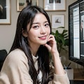 働く彼女(テレワーク編) 5枚目