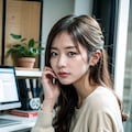 働く彼女(テレワーク編) 4枚目