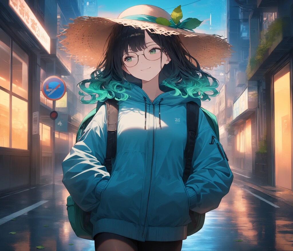 [suno picopico-sound]Alley after the rain