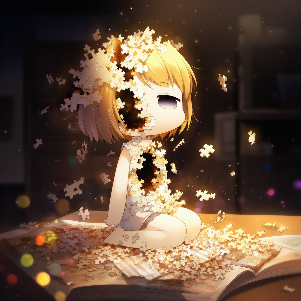パズル少女 | の人気AIイラスト・グラビア