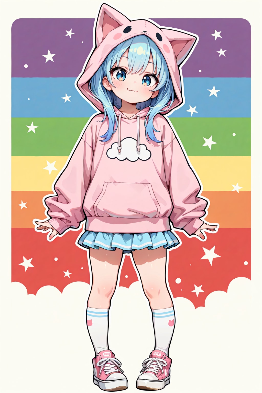 ネコミミパーカー