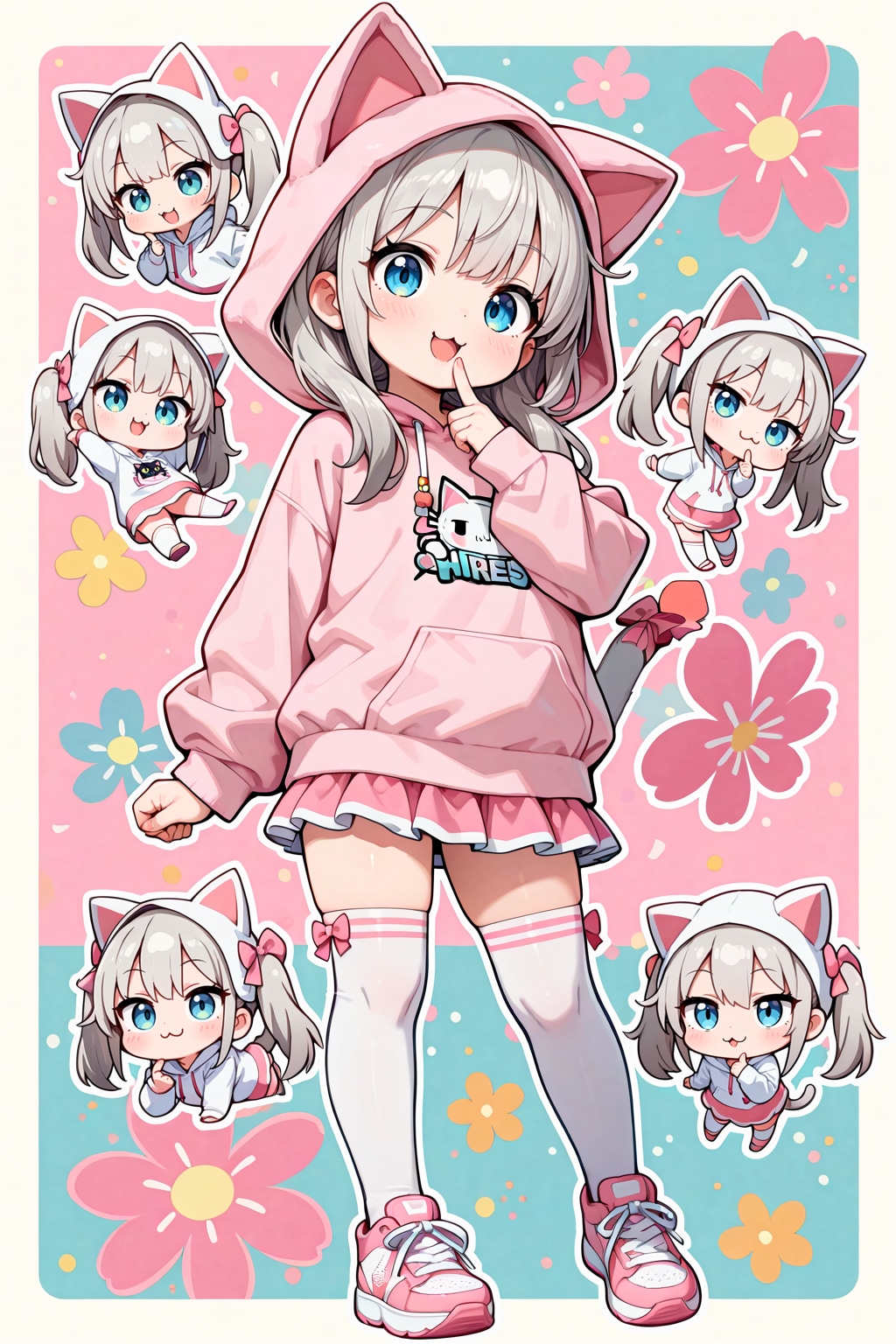 ネコミミパーカー