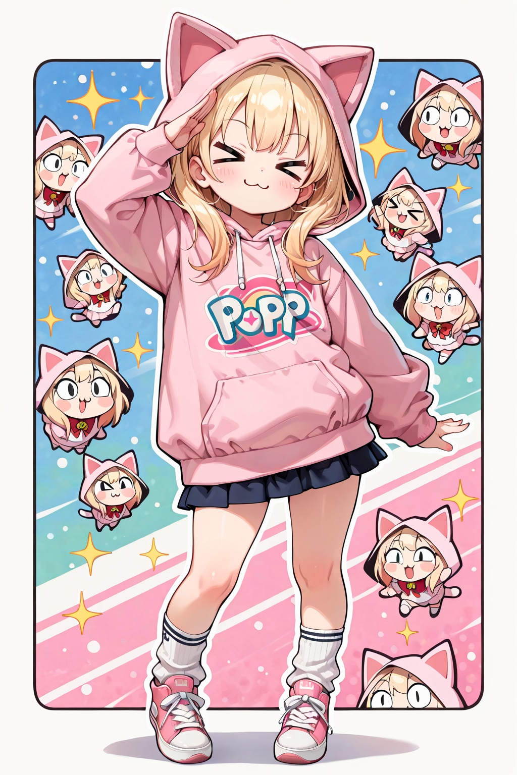 ネコミミパーカー