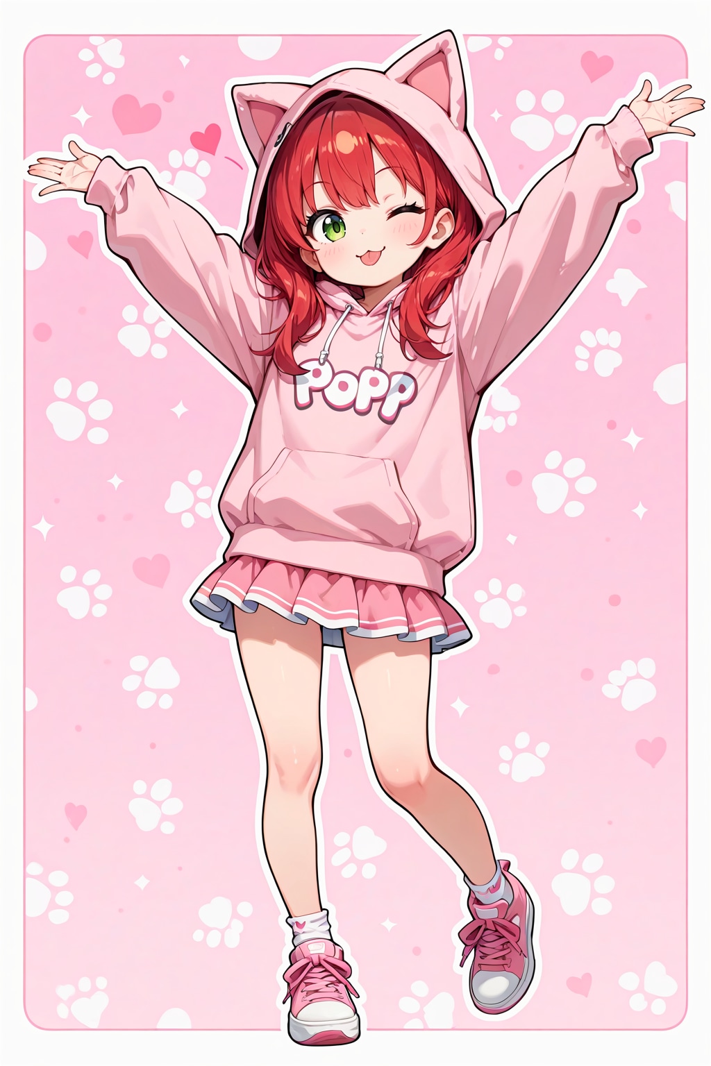 ネコミミパーカー