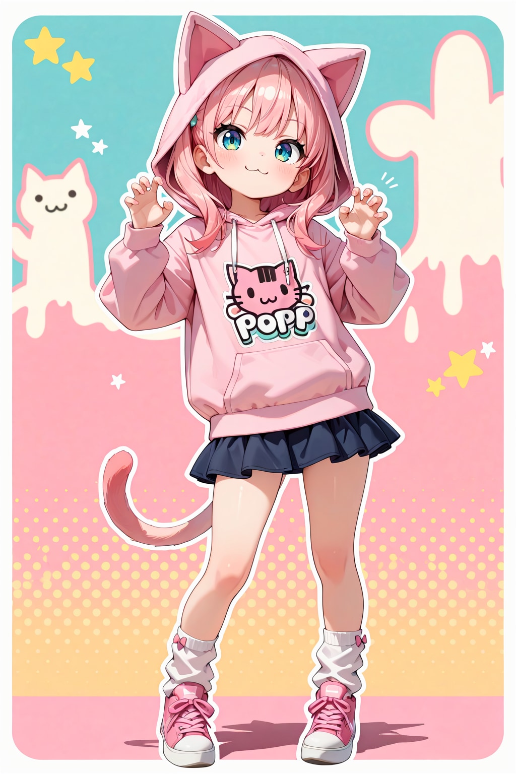 ネコミミパーカー