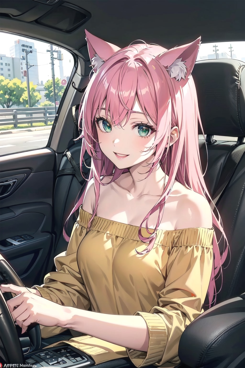 ねぇねぇ✨乗ってく❓🐱🚗