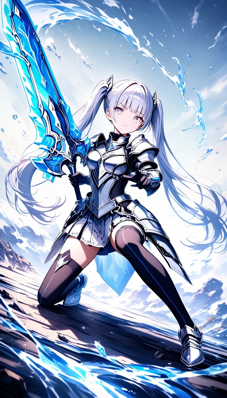 異世界SOS!!　覚醒『巨大な魔物は全滅。あとは残党を一掃するだけ』ルルイエ（TS精霊騎士） | の人気AIイラスト・グラビア