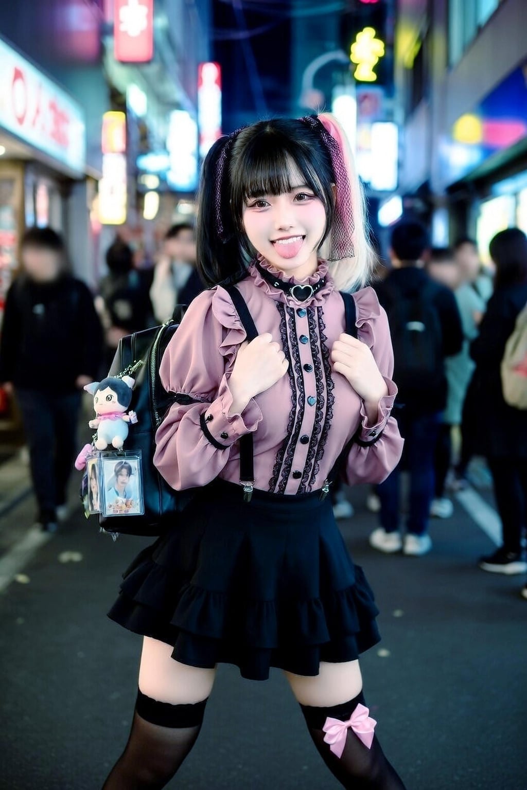 【全年齢版001】歌舞伎町の地雷系女子コレクションCO001　Model №001 003 006 007 008