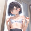 貧乳に悩む地味な子 3枚目
