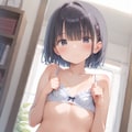 貧乳に悩む地味な子 2枚目