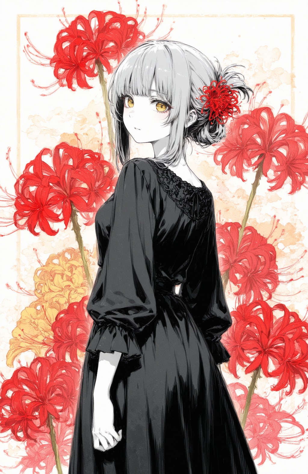 看板娘　spider lily