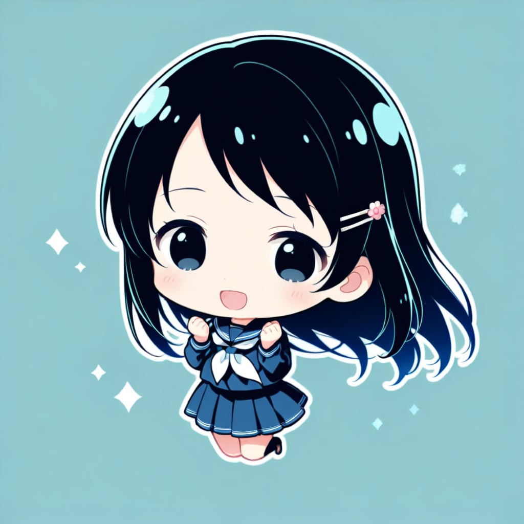 ちびキャラ三姉妹：三女ちゃん⛄✨
