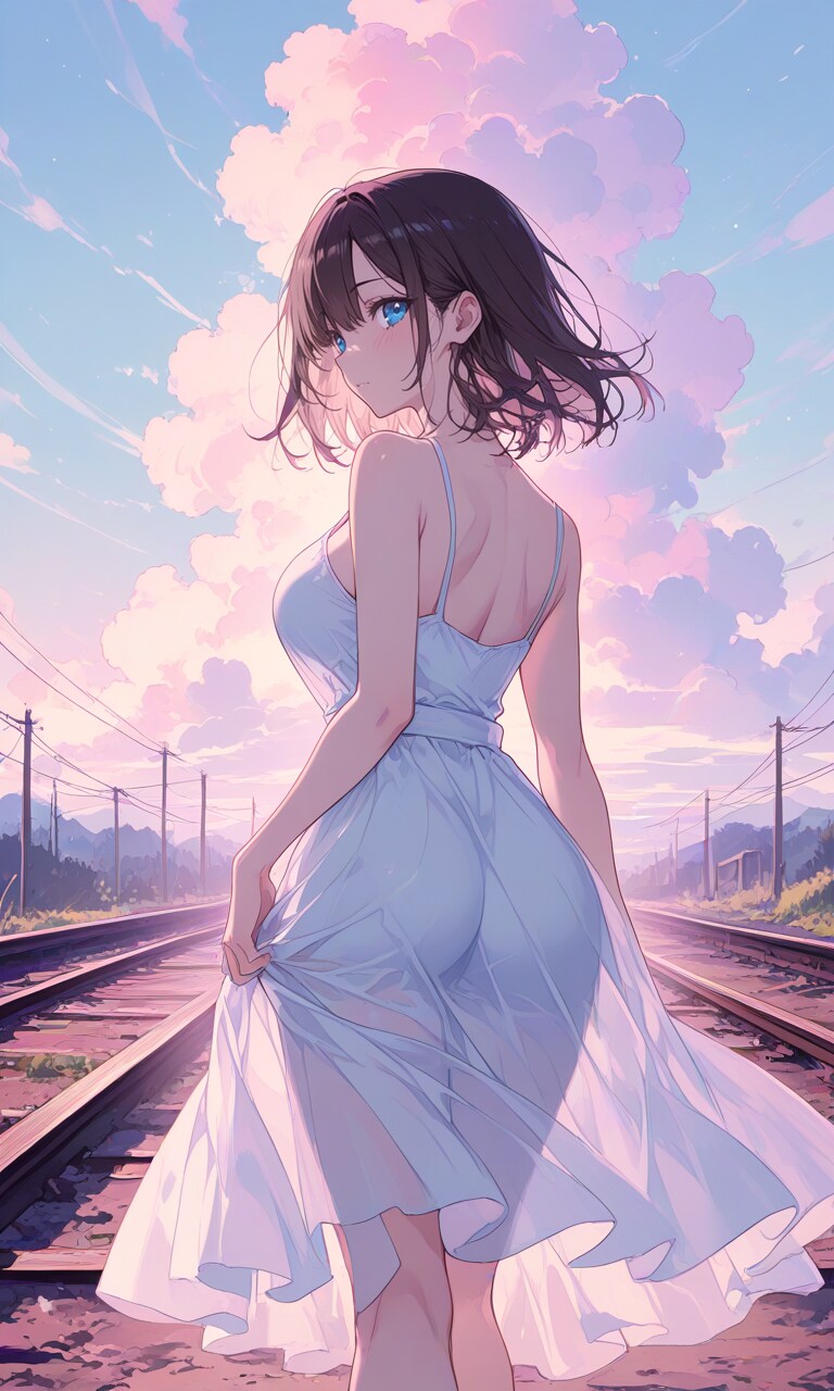 灼けた線路