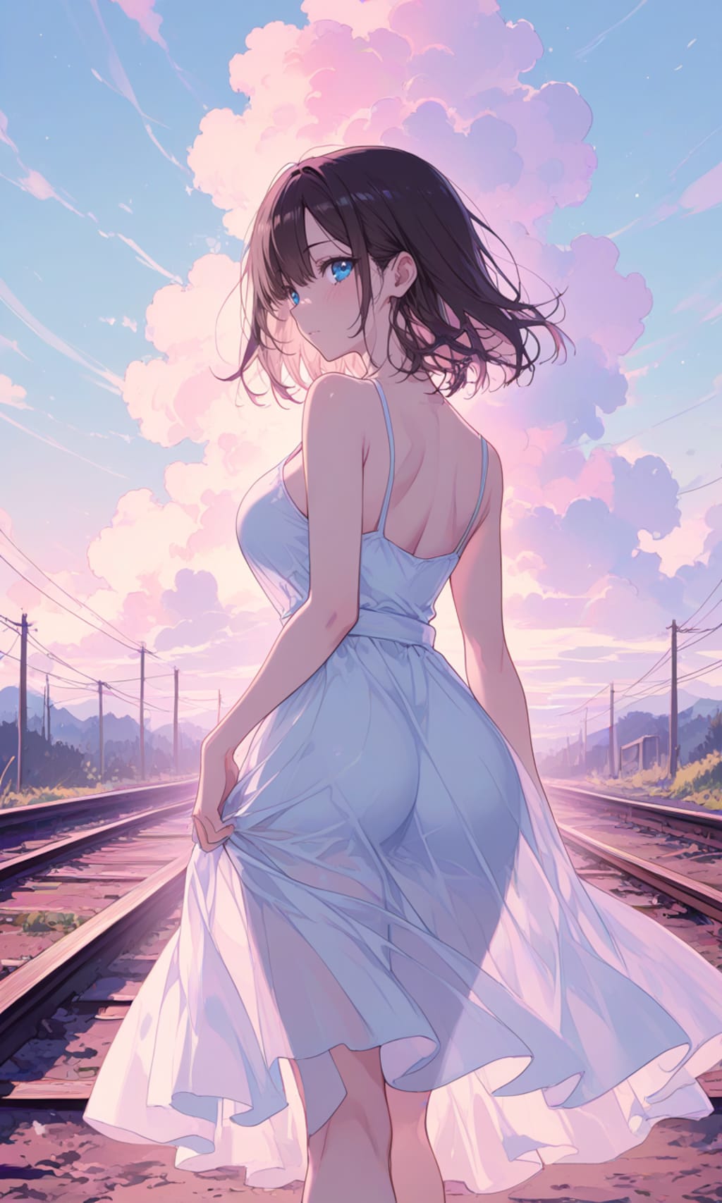 灼けた線路