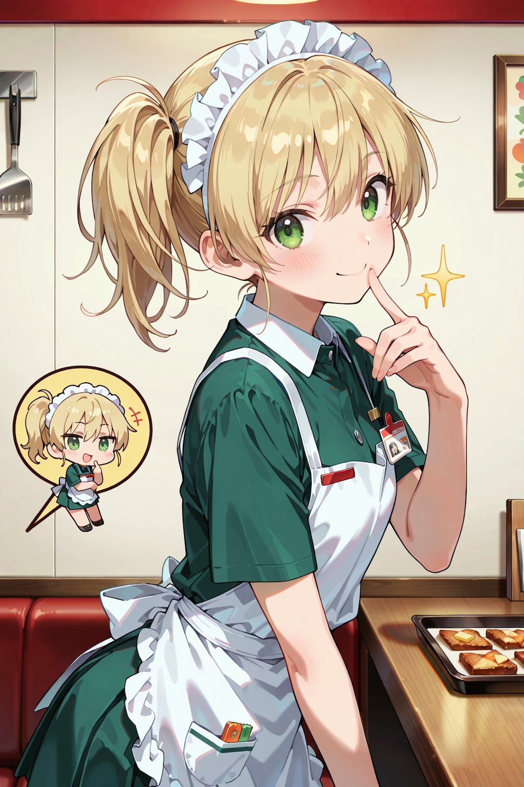 ちびキャラウェイトレスさん Z909
