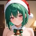 クリスマスコスプレのみどりちゃん 5枚目