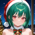 クリスマスコスプレのみどりちゃん 6枚目
