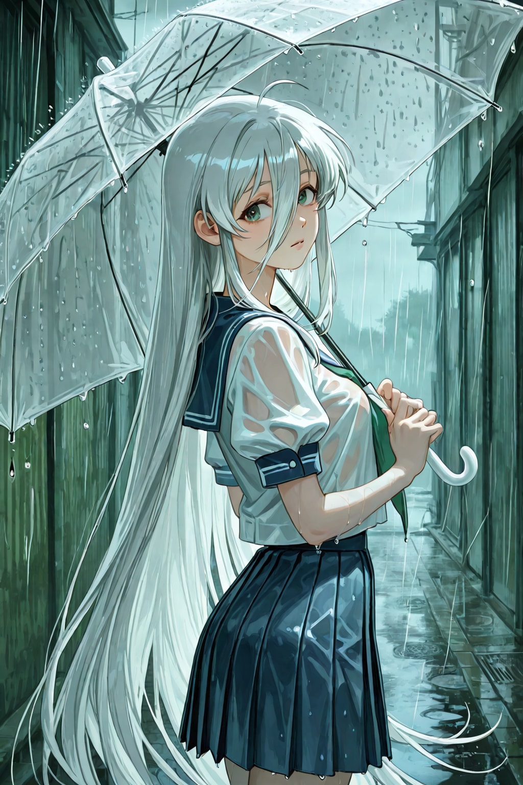 驟雨 | の人気AIイラスト・グラビア