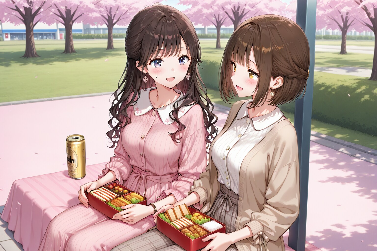 公園でお花見
