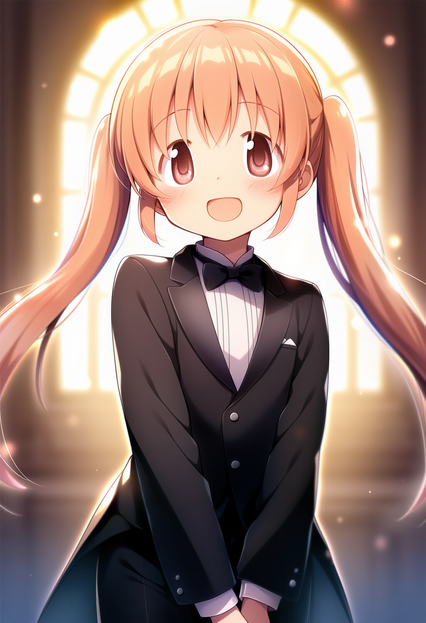 タキシード体験したぷい丸さん