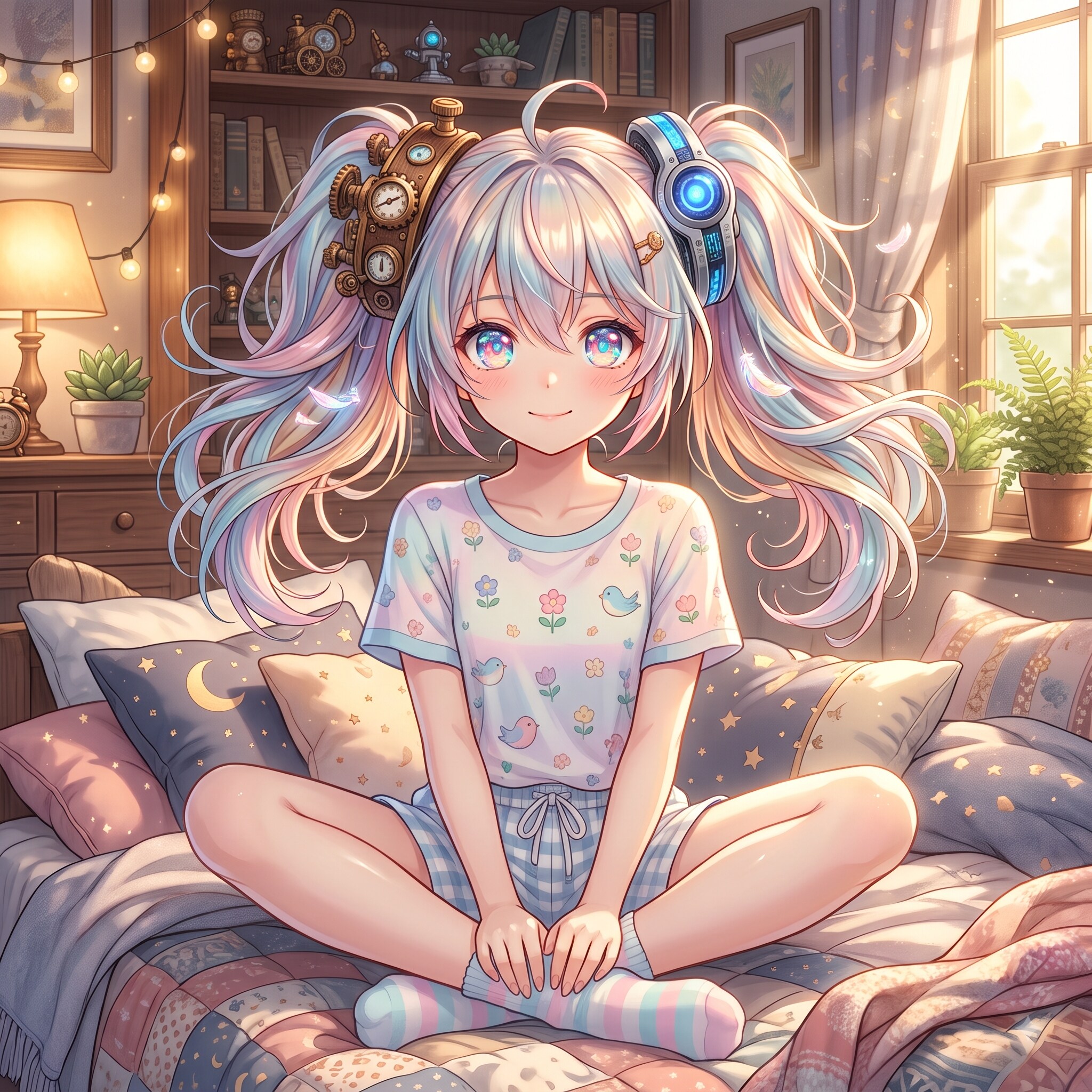 部屋着のライリちゃん